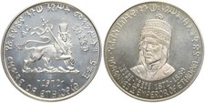 Ethiopia - 5 Birr/Dollars 1972