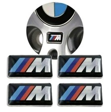 4 adesivi BMW M targa cerchio