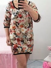 Abito Doubleface Fiori Leopardato Reversibile