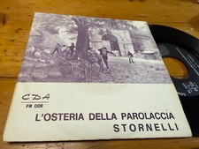 7" Franco Trincale – – L'Osteria Della Parolaccia / Stornelli