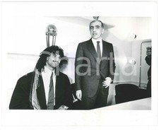 1987 CALCIO - AC MILAN Ruud GULLIT e Adriano GALLIANI Foto 25x20 cm