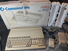 amiga 500 commodore A500 retro computer boxed vintage