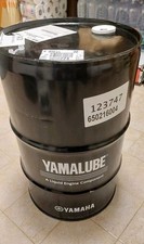 Fusto Bidone In Metallo Yamaha Yamalube Originale Colore Nero 