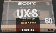 1 cassetta SONY UX S 60 NUOVA