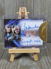 2003 STAR TREK DEEP SPACE NINE CARD CASE TOPPER AUTOGRAPHED BARBARA MARCH/WALSH