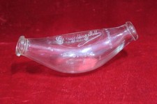 OLD VINTAGE GLASS MILK BOTTLE