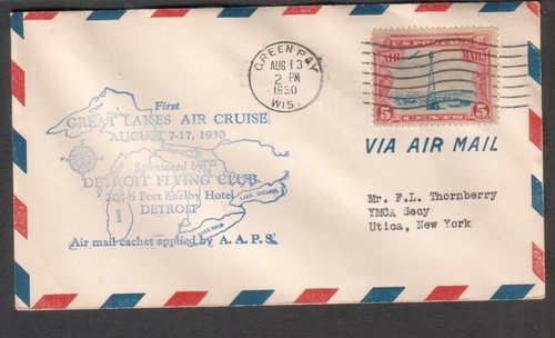 1930 aaps cachet - cachet, copertura