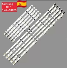 KIT 10 LEDS TO SAMSUNG 40"TV D2GE-400SCA-R3 UA40F5500 2013SVS40F UE40F6400 LED