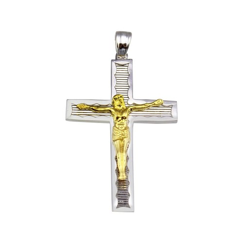 Argento sterling crocefisso - argento,