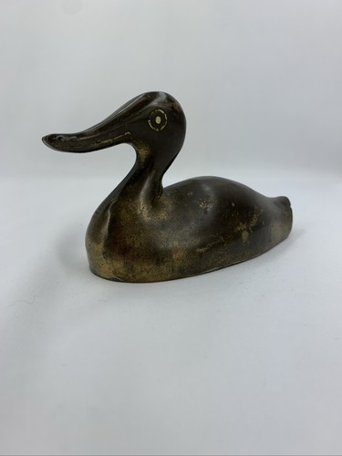 Statuina esca vintage ottone