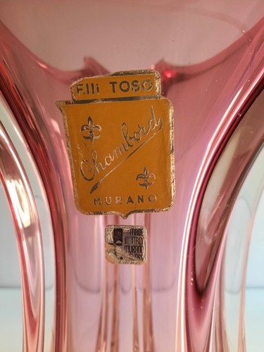 Vaso lli toso murano 1960 - toso,