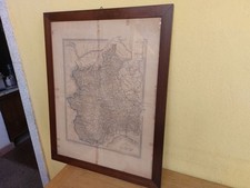 ANTICA STAMPA CARTA DELLE PROVINCE DI TORINO CUNEO NOVARA ALESSANDRIA PAVIA '800