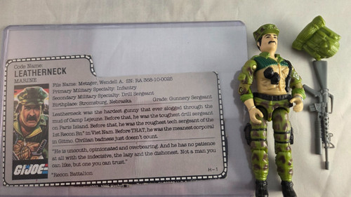 Joe hasbro 1986 leatherneck - gi,