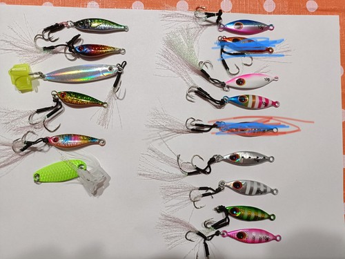 Lotto 123 artificiali pesca - lotto,