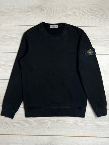 Stone island felpa uomo nera - island,