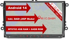 M.I.C. AV9-L2 Android 14 autoradio con navigatore: MediaTek MT6765V 4G+64G; QLED da 9"