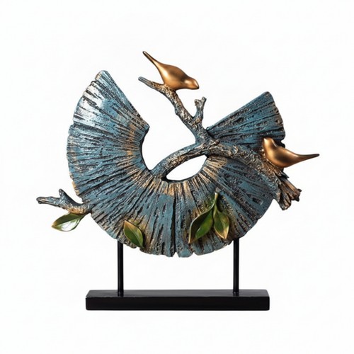 Scultura tavolo blu - scultura, da