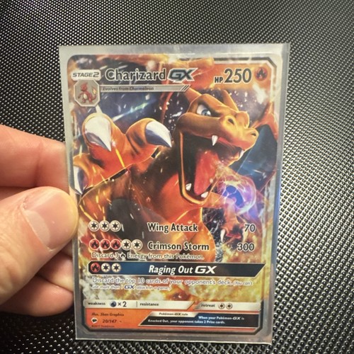 Carta holo pokémon charizard - carta,