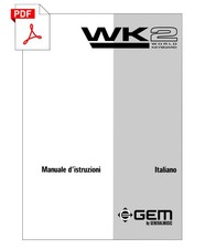 GEM WK2 Keyboard Manuale Istruzioni d'Uso in ITALIANO -Manuale utente (file PDF)