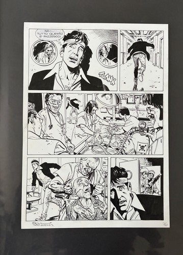 Tavola originale dylan dog - originale,