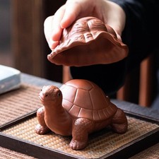 Set colino da tè tartaruga argilla viola accessorio per tè domestico filtro acqua