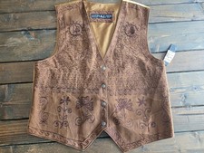 Gilet pelle scamosciata - gilet,