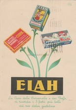 ELAH - Casa delle Caramelle e 3 Fiori - Siena 1949 Cartolina Pubblicitaria Vegni