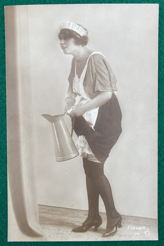 1920 risque maid rppc - risque, foto