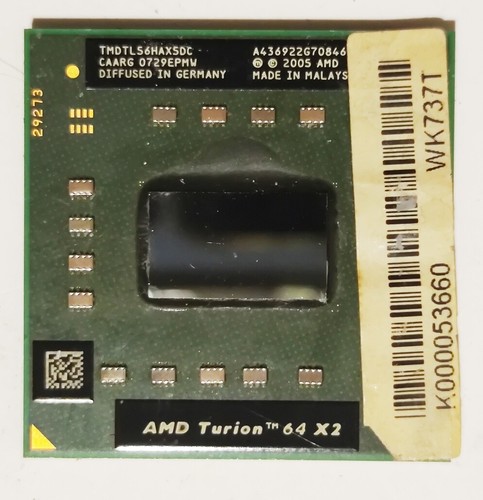 Cpu tmdtl56hax5dc amd - tmdtl56hax5dc, turion