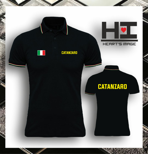 Catanzaro polo tricolore tshrt - catanzaro,