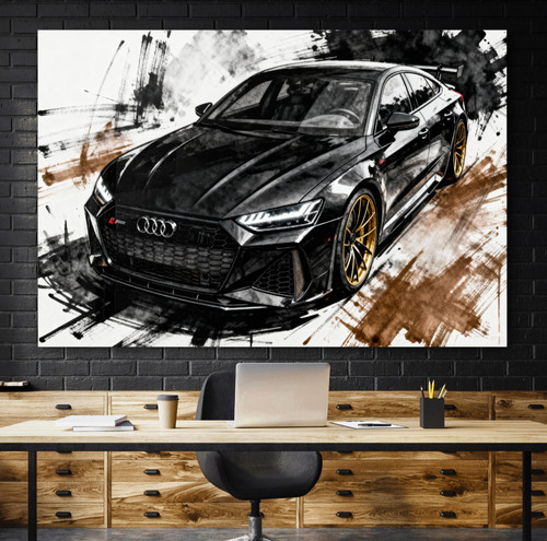 Quadro astratto audi arte - quadro,