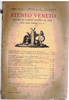 Ateneo veneto rivista - ateneo, di