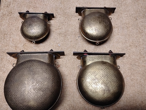 Vintage brass musical gong - brass,