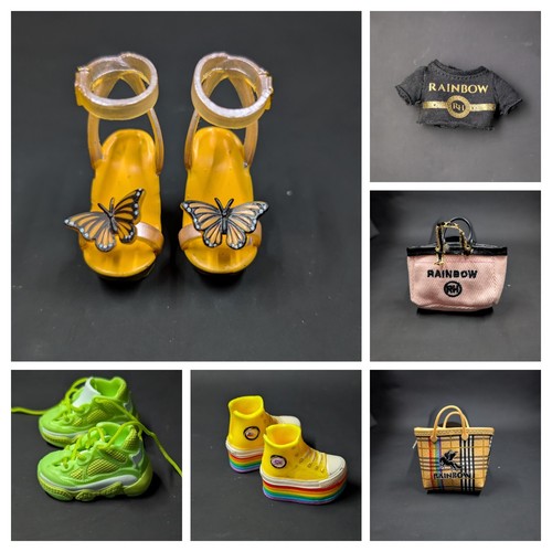 Scarpe alte arcobaleno