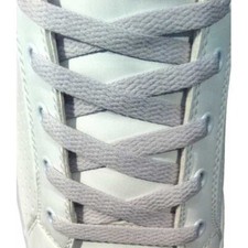 Lacci per Scarpe Grigio Silver