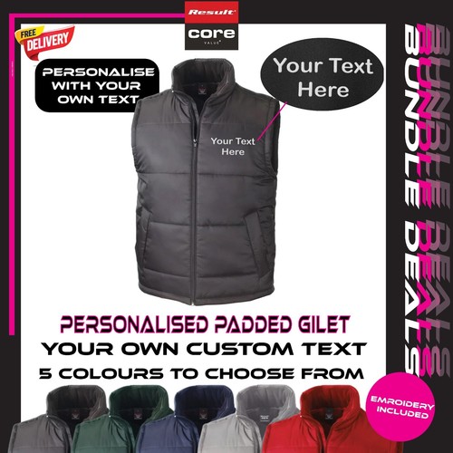 Gilet imbottito personalizzato - gilet,