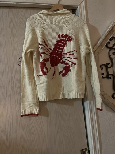 Cardigan nautico aragosta