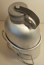 BORRACCIA MILITARE-IN ALLUMINIO CON GAVETTINO-NUOVO---FONDO DI MAGAZZINO