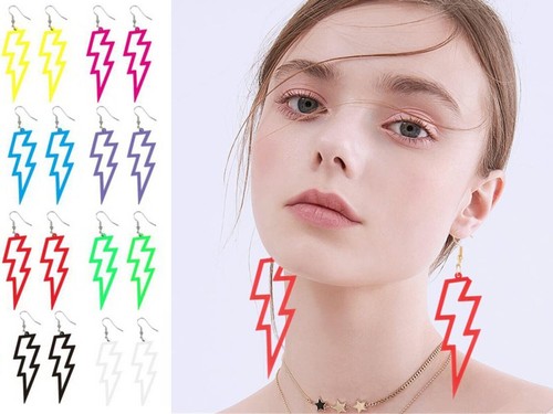 Orecchini flash neon lightning - flash,