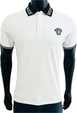Vèrsace Men White Polo Shirt