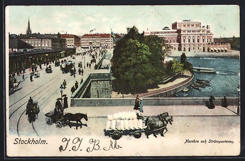 Ansichtskarte stockholm - ansichtskarte,