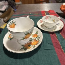 Set tè e piattini toscano