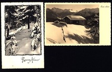 2 VINTAGE ORIGINAL 1930s Merry