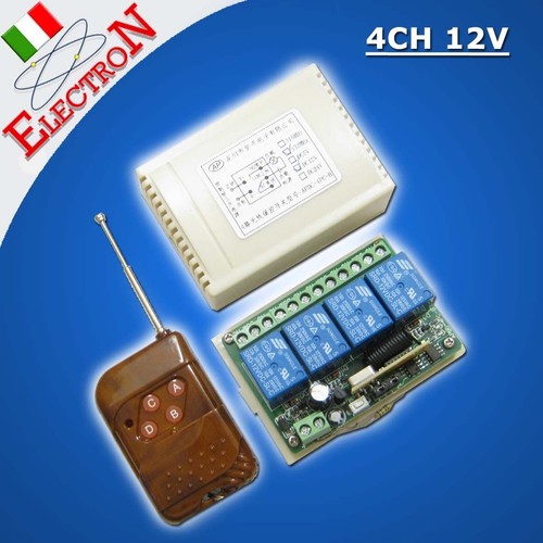 Telecomando 12v 433mhz - 12v, 4