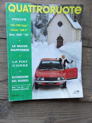 Quattroruote 181 janvier - 181, 1971