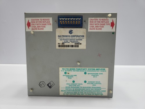 Gai tronics 701 723 series - gai-tronics, 701/723