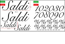 saldi ,vetrine negozi, scritte