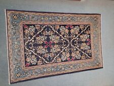 Tappeto Persiano Qum di vecchia fattura, con trama ed ordito in cotone e lana