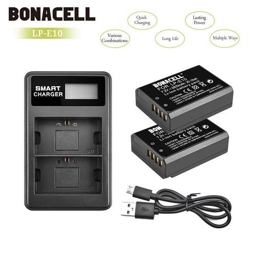 2800mah e10 batteria - 2800mah, lp-e10