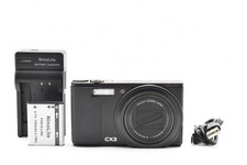 🌸[QUASI NUOVO+++] RICOH CX3 10MP fotocamera digitale nero zoom 10,7x dal Giappone